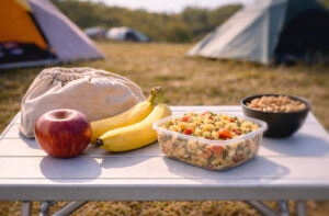 Snacks und Camping